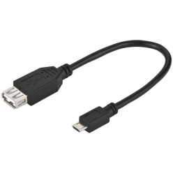 Monacor USB-20ABMC Przejściówka USB, 0.2m